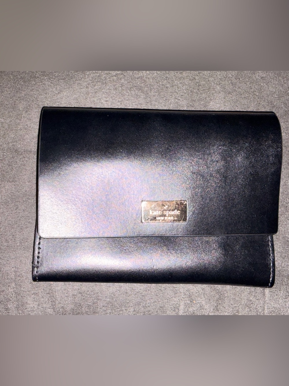 kate spade Women’s black and pink leather wallet